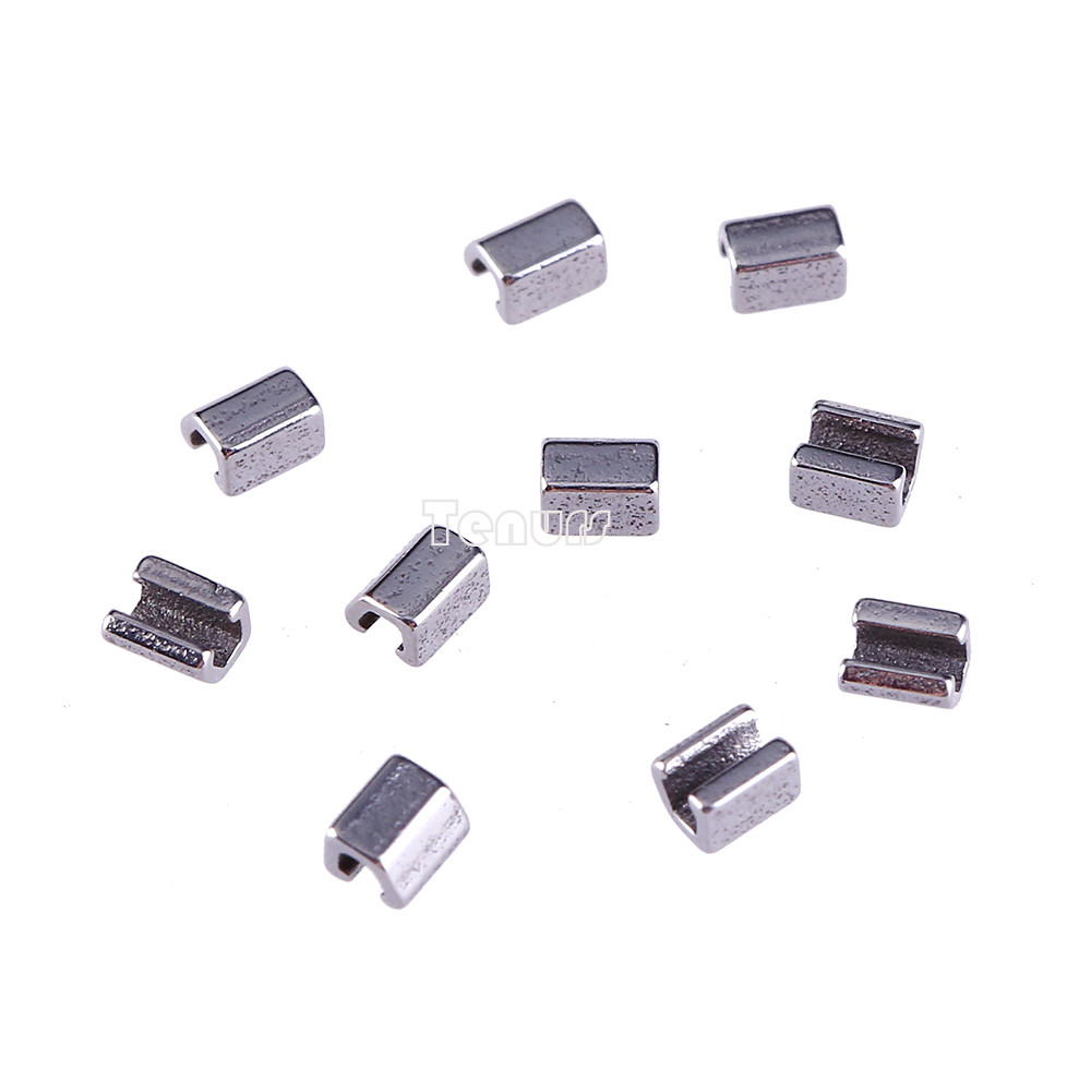 10/50/100/500pc Dental Orthodontic Crimpable Hooks Stops Type Used for Arch Wire