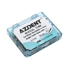 AZDENT Dental Orthodontic Buccal Tube 1st Molar Roth/MBT 018/022 Bondable