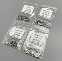 50pcs Dental Orthodontic Brackets metal Braces Standard Roth Slot 022 345 hooks