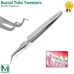 Orthodontic Buccal Tube Tweezer – Slim Tip Bracket Holder for Precise Bonding