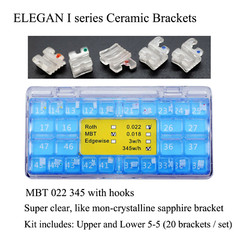 Damon Clear Orthodontic Self-ligating Bracket Ceramic Braces 3M Clarity Roth MBT