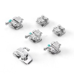 AZDENT Dental Metal Self-Ligating Brackets Braces Mini Roth.022 Hooks 345 USA