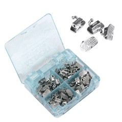 AZDENT Dental Orthodontics Buccal Tubes 1st 2nd Molar Tube Roth MBT 022 018 Type