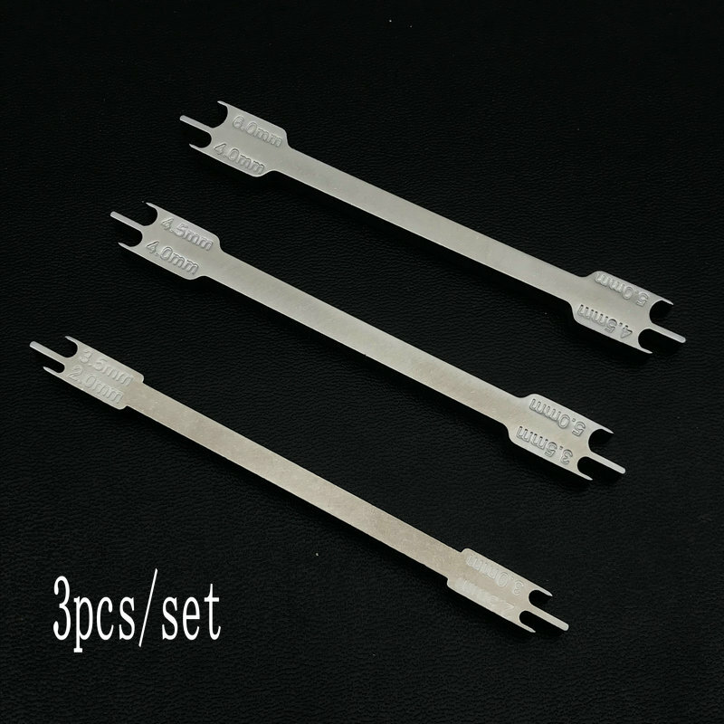 3 Size Dental Orthodontic Bracket Positioner Placement Gauge Tool