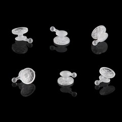 10 Pcs/Pack Dental Orthodontic Composite Ceramic Clear Lingual Button Bondable