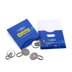 Dental Orthodontic Lingual Buttons Traction Hook Round/Rectangular Type 10Pcs/pk