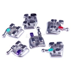 AZDENT Dental Orthodontic Metal Brackets Braces MIM Mini Roth MBT 022 345 Hooks