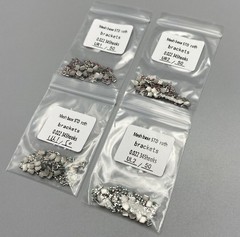 100 Pcs Dental Orthodontic Metal Bracket Standard Roth 022 345 Hooks In Bulk
