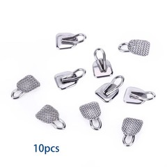 Dental Orthodontic Lingual Buttons Traction Hook Round Rectangular 10pcs/pack