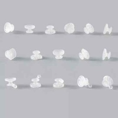Dental Orthodontic Ceramic Clear Lingual Button Bondable Round/Rectangular/Hook