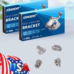 20Pcs Dental Orthodontic Self Ligating Bracket Braces 022 W Hooks Mini Brackets