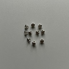 50pcs Dental Orthodontic Lingual Buttons Direct Bond Eyelets Round/Rectangular