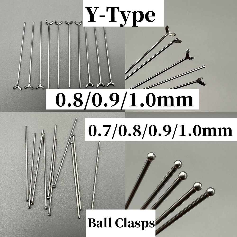 Dental Ortho Ball Retainer J Clasp Wire Oblique Clasps Bars Y-Type Scheu Style