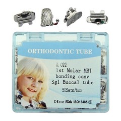 1000Pcs Dental Buccal Tubes Ortodoncia 1st 2nd Molar Mono Roth MBT 022 Non-Con