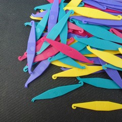 100Pc Dental Orthodontic Elastic Placer Elastic Rubber Band Placer For Brace 6mm