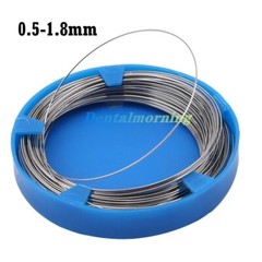 1 Roll Dental Wires Dental Metal Line Stainless Steel Wire Round 0.5-1.8mm