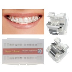 Orthodontic Bracket Self Ligating Ceramic Clear Aesthetic Interactive Roth 0.022