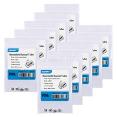 AZDENT Dental Orthodontic 1st Molar Buccal Tube Roth/MBT 022/ 018 Bondable