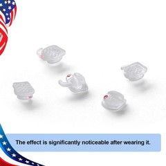 20pcs/box AZDENT Dental Orthodontic Ceramic Brackets Braces Roth 0.022 Hooks 345