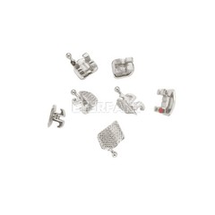 20PCs Dental Orthodontic Bracket Brace Metal Standard Mini Roth MBT 022 345Hooks