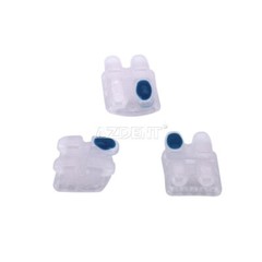 AZDENT Dental Orthodontic Ceramic Bracket Braces Roth MBT 0.022/ 018 Hooks 3 4 5