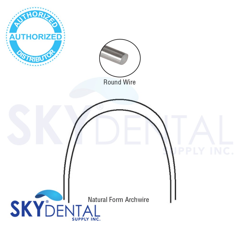Natural Form Wires Ortho Dental Round Archwire Top quality 100/Pack