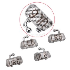 Dental Orthodontic Buccal Tubes 1st 2nd Molar Roth MBT 022 Bondable Non-Conv