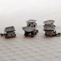 Dental Orthodontic Brackets Metal Braces Standard MBT 022 Hooks 3-4-5