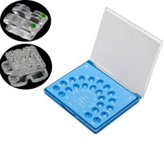 Dental Ortho Bracket Braces Ceramic Sapphire Clear Mini Braces Roth MBT.022 Hook