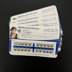 50Sets Dental Orthodontics MIM Monoblock Brackets Mini Edgewise 022 no hooks