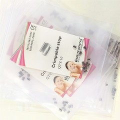 200Pcs Dental Orthodontic Crimpable Hook Stainless Steel Stop Type 10 pcs/Pack