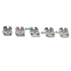 USA 10 Sets Dental Orthodontic Brackets Metal Braces MIM Mini MBT 022 345 Hooks