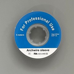 Dental Ortho Archwire Elastic Tube Protective Sleeve Elastomeric Bumper Tube