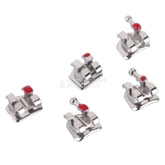 20pcs AZDENT Dental Orthodontic Metal Bracket Braces Mini Roth 018 Hooks 345