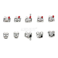 Dental Orthodontic Brackets Braces Mini Roth 022 Hook 345/1st Molar Buccal Tubes