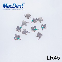 10Pcs MacDent Dental Orthodontic Metal Brackets Mesh Mini Roth 022 Hooks In Bulk