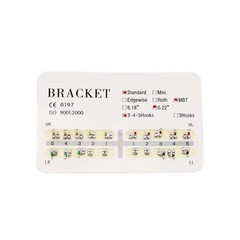 US Dental Orthodontic Metal Bracekets Braces MIM CNC Mini Standard Roth MBT 022