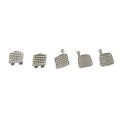 10X Dental Orthodontic Metal Brackets MIM Mini Braces Roth MBT 022 018 345 Hooks