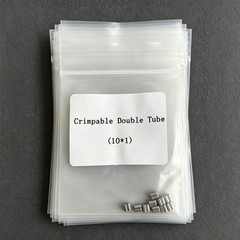 Dental Orthodontic Accessory Crimpable Hook Double Tube/ Cross Type 10pcs/bag