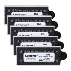 AZDENT Dental Orthodontic Monoblock MIM Brackets Braces Mini Roth/MBT 0.018/ 022