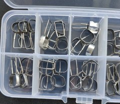10 Sets Dental 2nd Molar Space Maintainer Brace Preformed 32#-41# Band and Loop