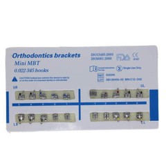 10 Kit Dental MBT 0.022 Mini Bracket with 345 Hooks Mental Brace