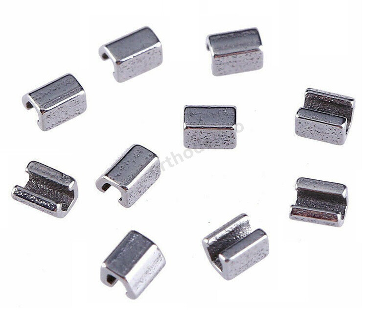 10pcs/bag Dental Orthodontic Lingual Buttons Stop Crimpable Hooks Torque Spring