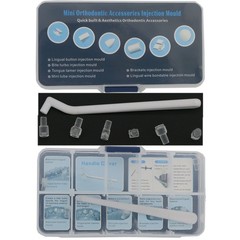 5Set Dental Lab Forming Mold Ortho Injection Mould Starter Kit Bracket Tube Tool