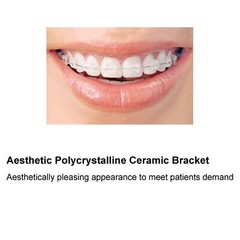 Elegan I Dental Orthodontic Ceramic Brackets Clear Braces Aesthetic Roth MBT 022