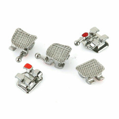10 X Dental Orthodontic Bracket Braces Metal Mini MBT Slot.018 Hooks 3 AZDENT