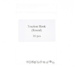 10Pcs Dental High Quality Treatment Orthodontic MIM Traction Hook Bondable Round