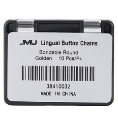 10Pcs JMU Dental Orthodonitc Lingual Button Chains Bondable Round