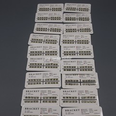 10 Packs Dental Orthodontic Metal Brackets Braces Mini/Standard 018/022Slot Hook