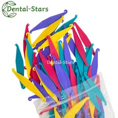 100 Pcs Dental Orthodontic Elastic Placer Hooks For Braces Elastic Rubber Bands